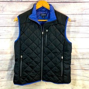 Lands End Puffer Vest Jacket Women’s Size S